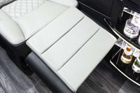 Sprinter Addons | Seats | 21" Leather Captain Chair | Custom Interior | Bespoke Coach Mercedes Benz Sprinter Van Conversion | Sprinter Accessories | Sprinter Upgrades | Sprinter Add Ons | Camper Van | Adventure Van